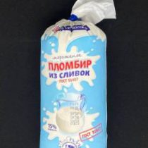 Мороженое пломбир ванильный  "Пломбир из сливок" мжд 15% 400 гр, шт.