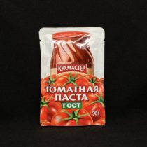 Томатная паста "Кухмастер" ГОСТ 90 г. д/пак (36),шт.