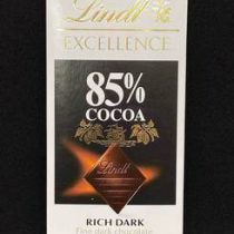 Шоколад LINDT какао 85% 100гр,шт