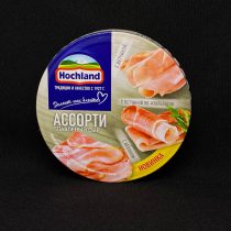 Сыр плавленый Хохланд Ассорти (серое мясное круг) 140 гр, шт