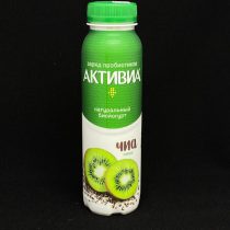 Йогурт питьевой Активиа Киви семена чиа БЗМЖ 2,1% 260 гр, шт.