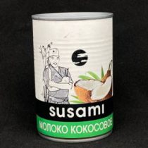 Молоко Кокосовое SUSAMI ж/б 400 мл, шт.