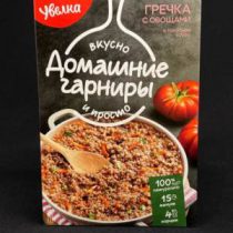 Гречка с овощами в том. соусе "Увелка" 2 пак*150 гр., шт.