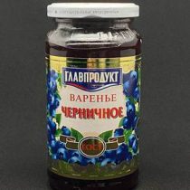 Варенье черничное ст/б Главпродукт, 550 гр, шт.