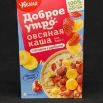 Каша овсяная момент. с бананом и клубникой  (Доброе утро) 5*40 гр., шт.