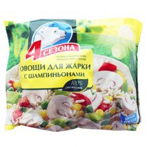 Овощи для жарки с шампиньон. 400г (20) 4 сезона