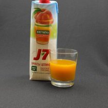 Сок J7 Яблоко персик 0,97л, шт