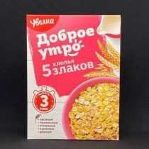 Хлопья 5-ти зерновые тонкие "Увелка" 350 гр, шт.