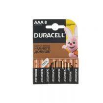 Батарейки DURACELL AAA BASIC 8шт, уп