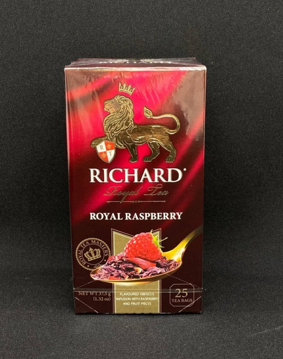 Чай Ричард Роял RASPBERRY (Сашет) 1.5гр*25пак, шт