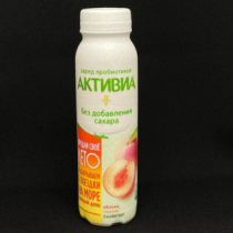 Йогурт питьевой Активиа Яблоко-Персик БЗМЖ 2% 260 гр, шт.