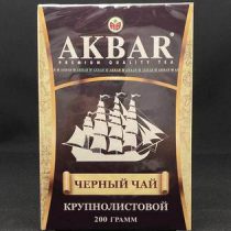 Чай Акбар черн. крупнолист Кораблик 200 гр, шт.