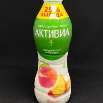 Йогурт питьевой Активиа Персик БЗМЖ 870 гр, шт.