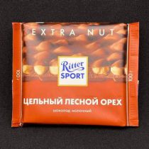 Шоколад RITTER молоч лесной орех 100г, шт