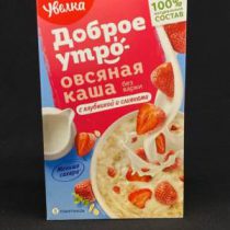 Каша овсяная момент. клубника/сливки (Доброе утро) 5*40 гр., шт.