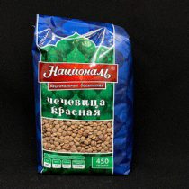 Чечевица красная в/с "Националь" 450 гр, шт.