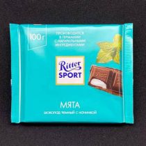 Шоколад RITTER темн с мятой 100г, шт